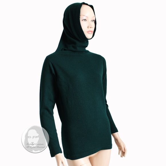 Bonnie Cashin Funnel Neck Sweater Cashmere Pullover Saks 5th Ave Rare Vintage - Picture 1 of 14